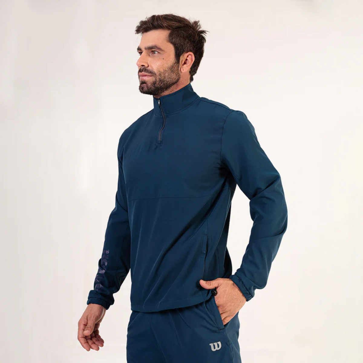 Chqueta Performance 1/2 Zip II Azul M