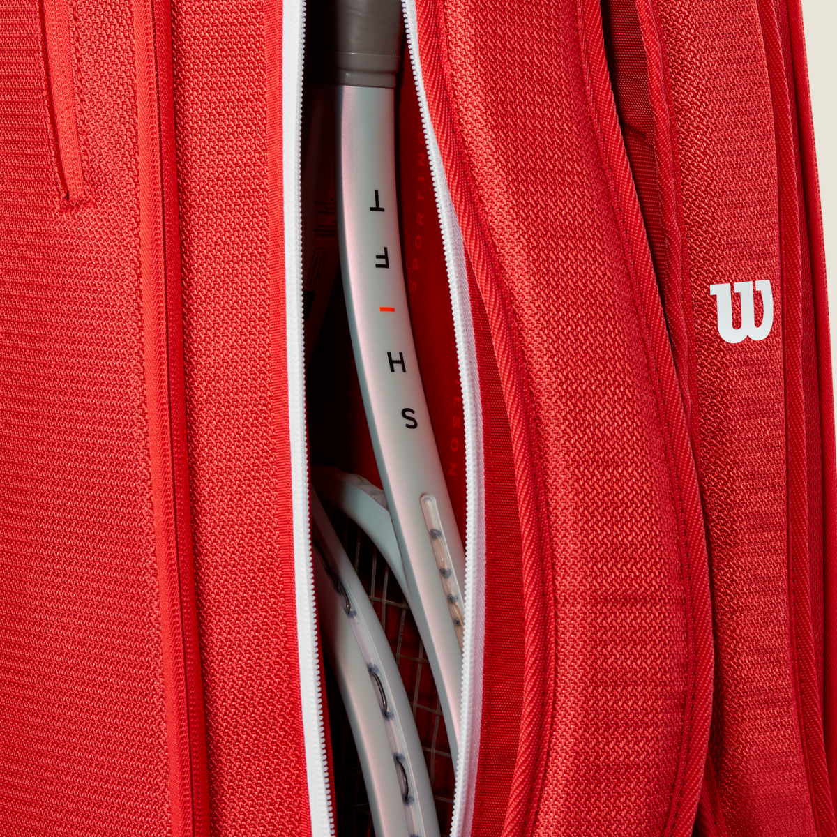 Raquetero Super Tour Wilson Red 6PK 2025