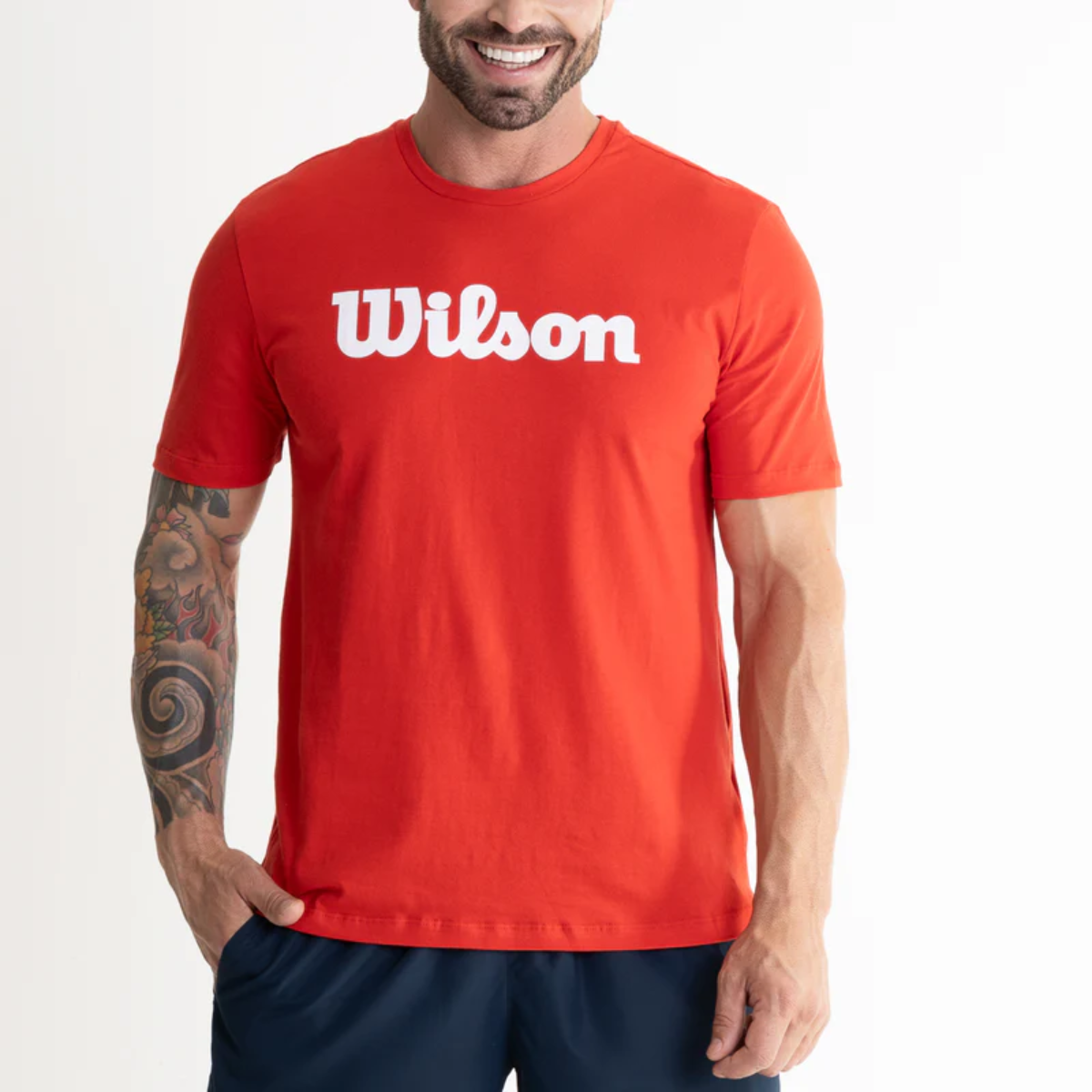Camiseta Wilson SS Rojo III M