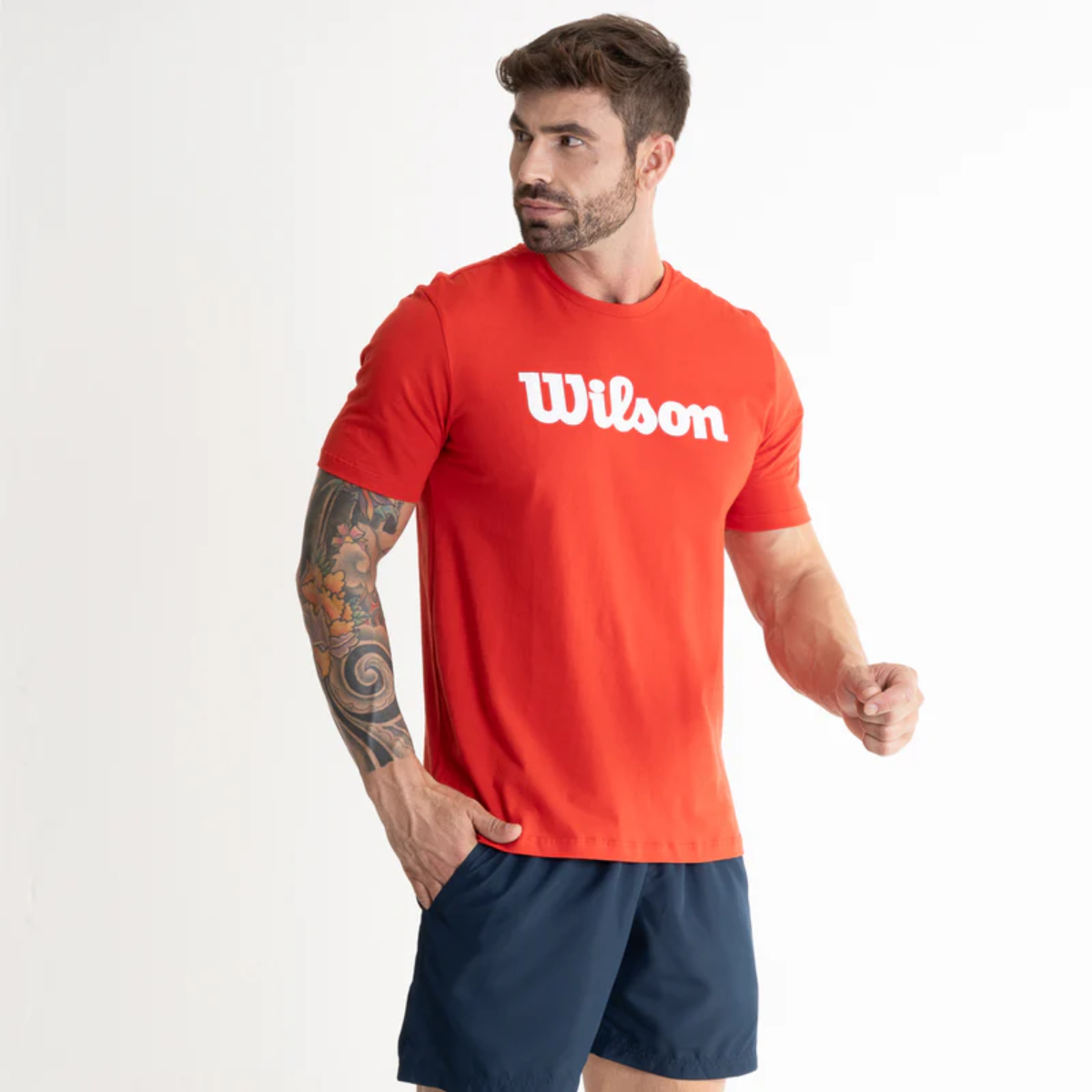 Camiseta Wilson SS Rojo III M