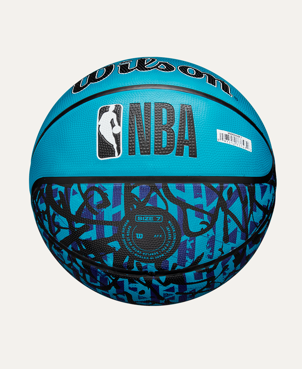 Balón de Basketball NBA Team Graffiti Charlotte Hornets #7