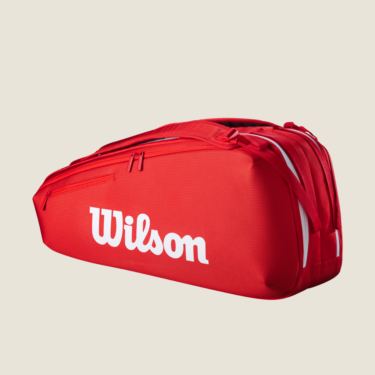 Raquetero Super Tour Wilson Red 6PK 2025