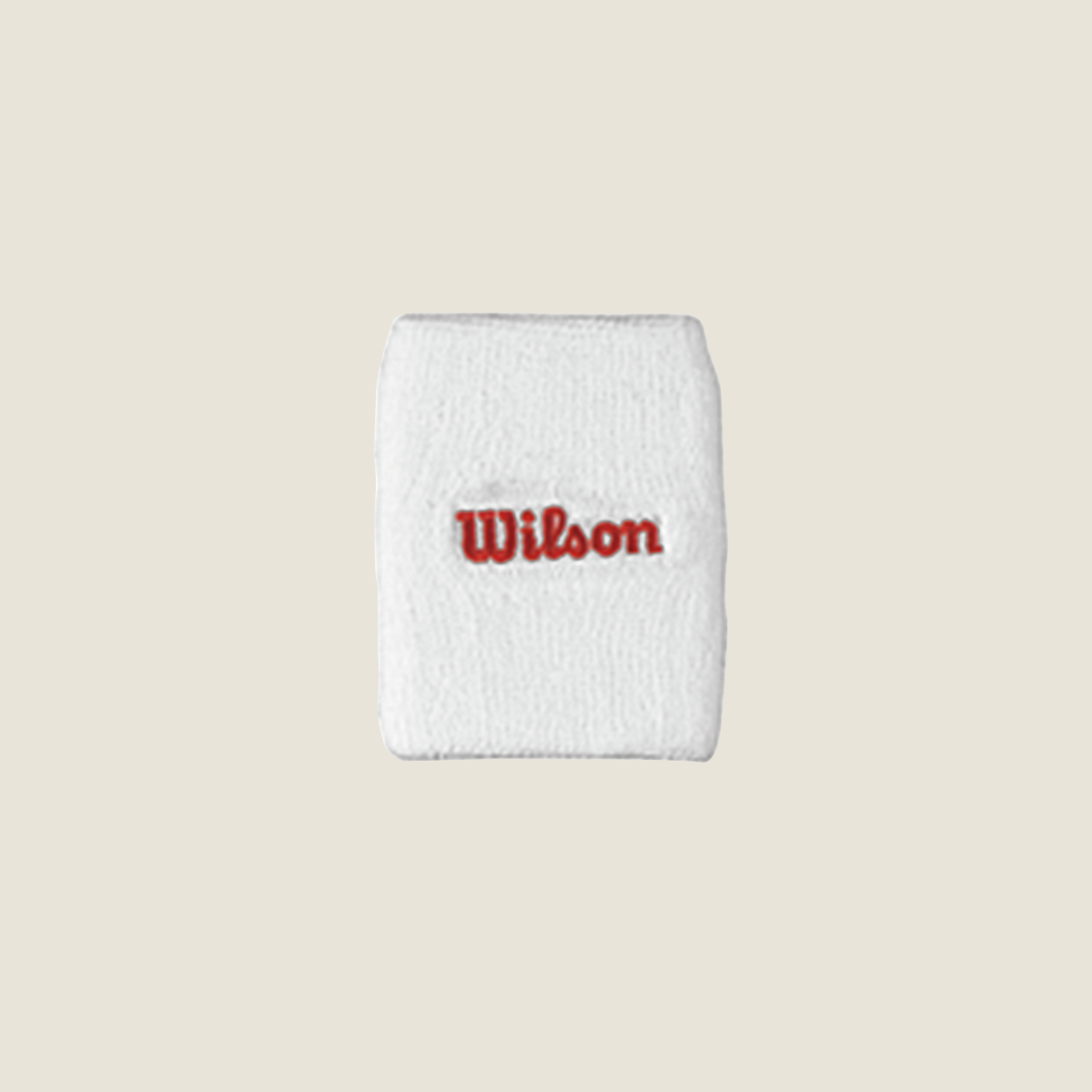Muñequera Doble Wilson Blanca