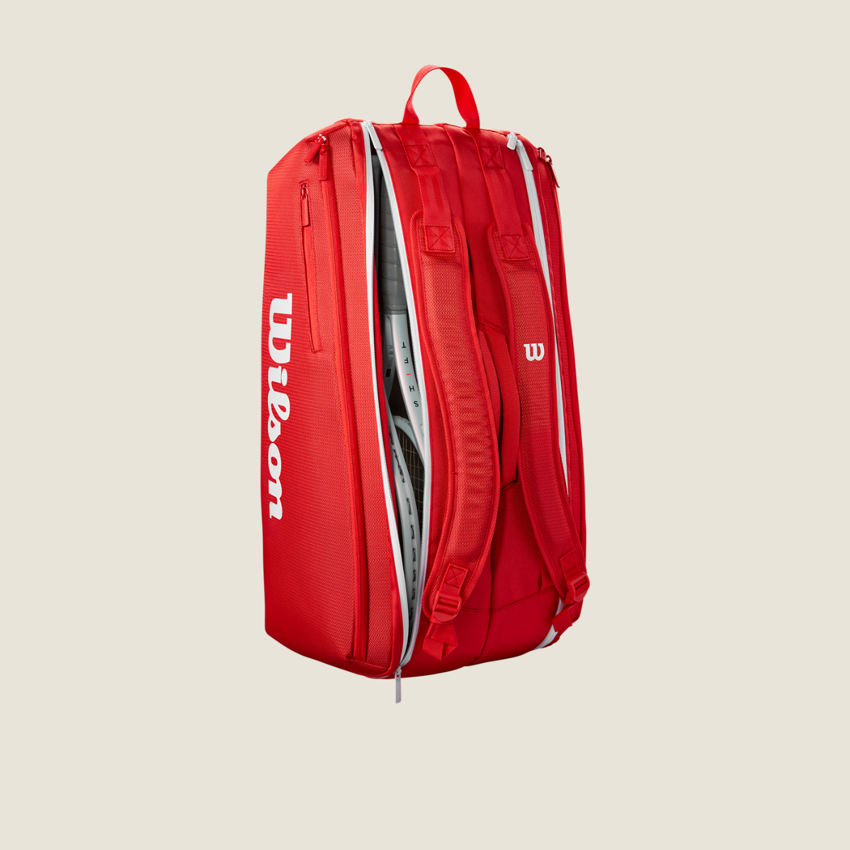 Raquetero Super Tour Red Pk 9