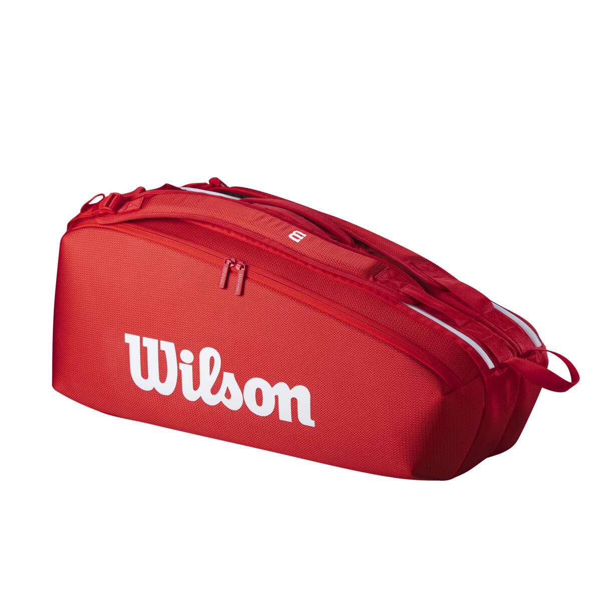 Raquetero Super Tour Wilson Red 6PK 2025